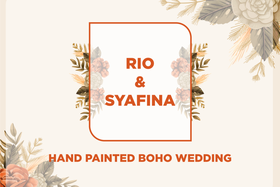 Hand Painted Boho Wedding	